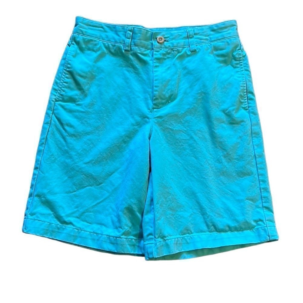 Vineyard Vines Boys 14 Turquoise Blue Classic Chino Shorts
